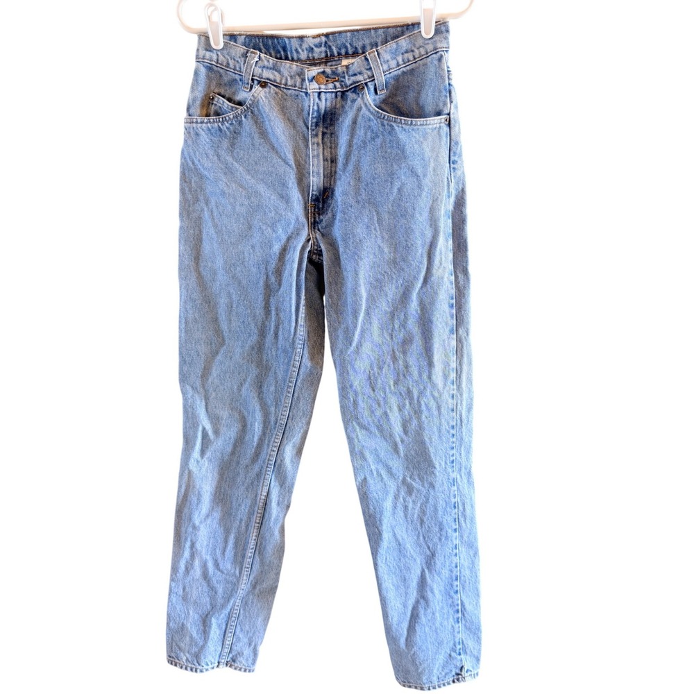 Vintage Levis Orange Tab Relaxed Fit Student 100% Cotton Denim Light Wash Taper